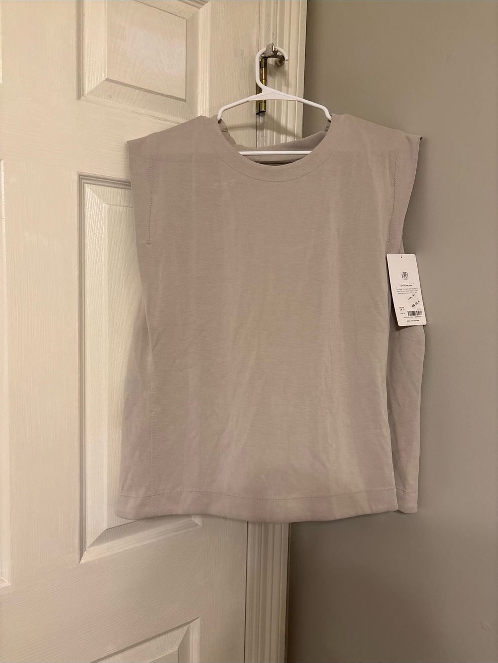 Athleta Taupe Seasoft Tank Top Size 1X